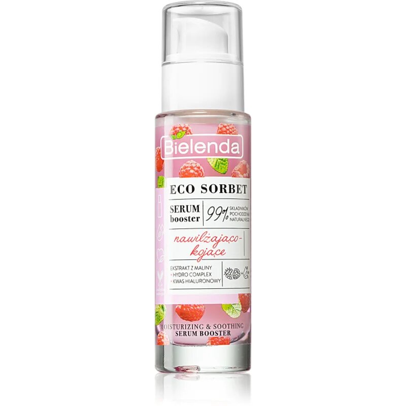 Bielenda Eco Sorbet Raspberry успокояващ и хидратиращ серум 30 мл.