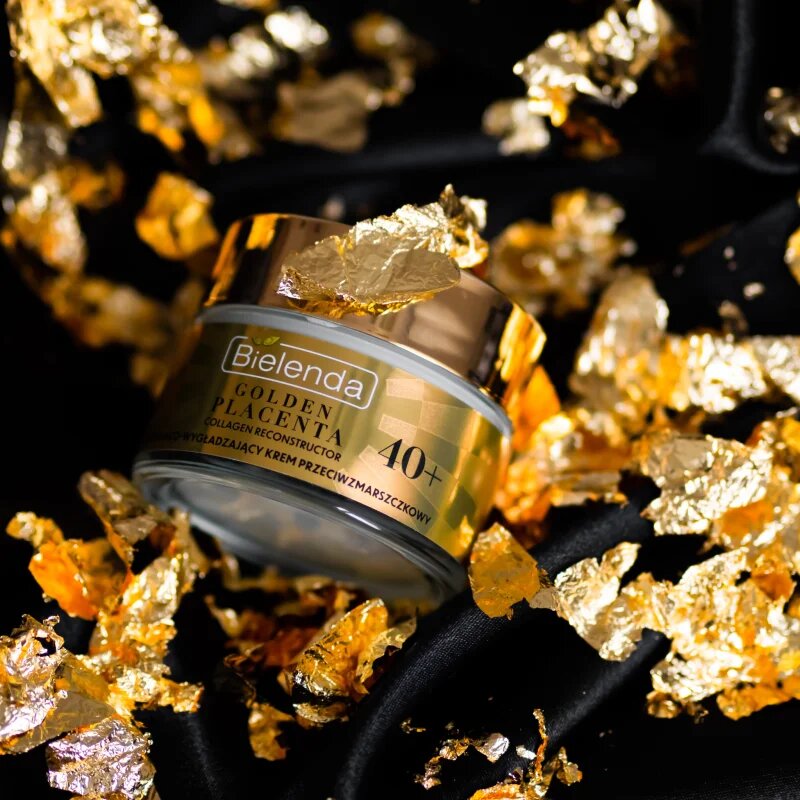 Bielenda Golden Placenta Collagen Reconstructor хидратиращ и изглаждащ крем за лице 40+ 50 мл.