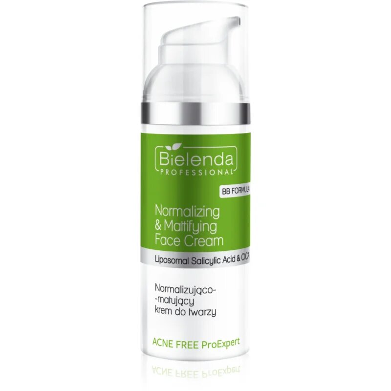 Bielenda Professional Acne Free ProExpert нормализиращ матиращ крем за проблемна кожа 50 мл.