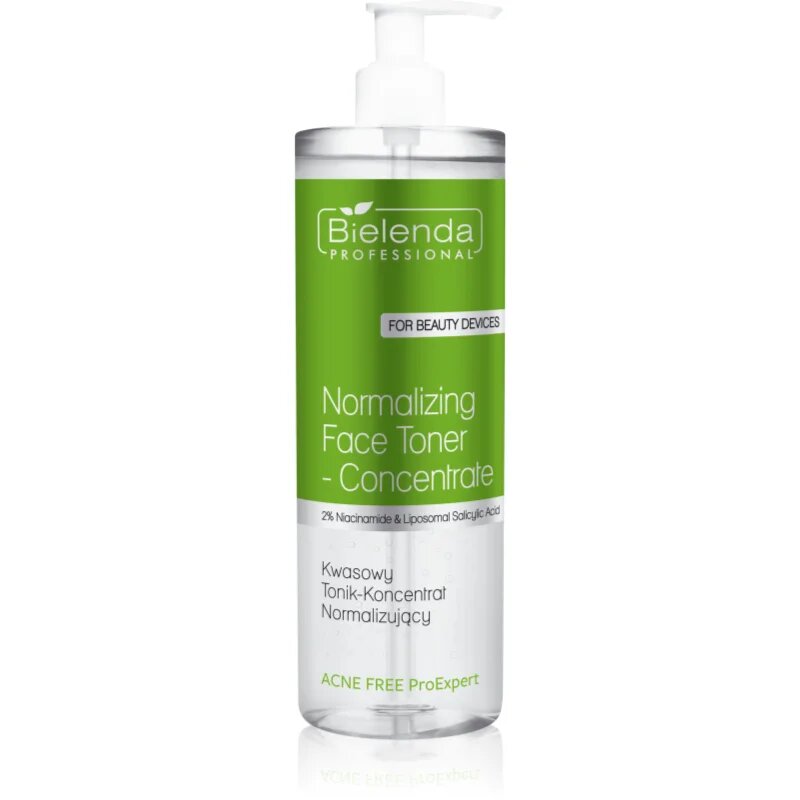 Bielenda Professional Acne Free ProExpert успокояващ тоник за кожа с несъвършенства 500 мл.