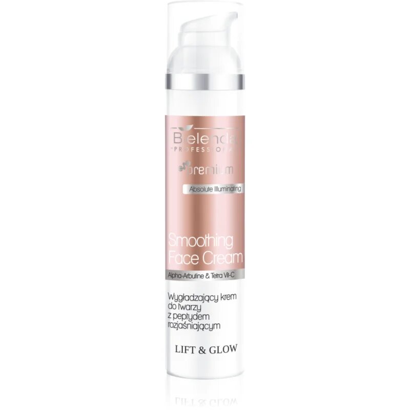 Bielenda Professional Lift & Glow Smoothing Face Cream изглаждащ крем за озаряване на лицето 100 мл.