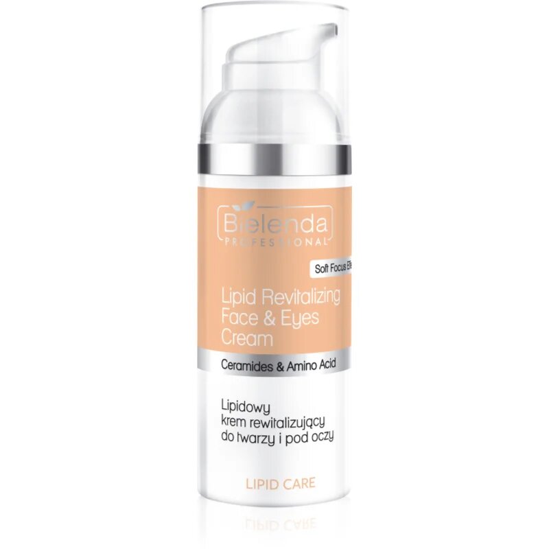 Bielenda Professional Lipid Care Revitalizing Face & Eyes Cream ревитализиращ крем за зоната на лицето и очите 50 мл.