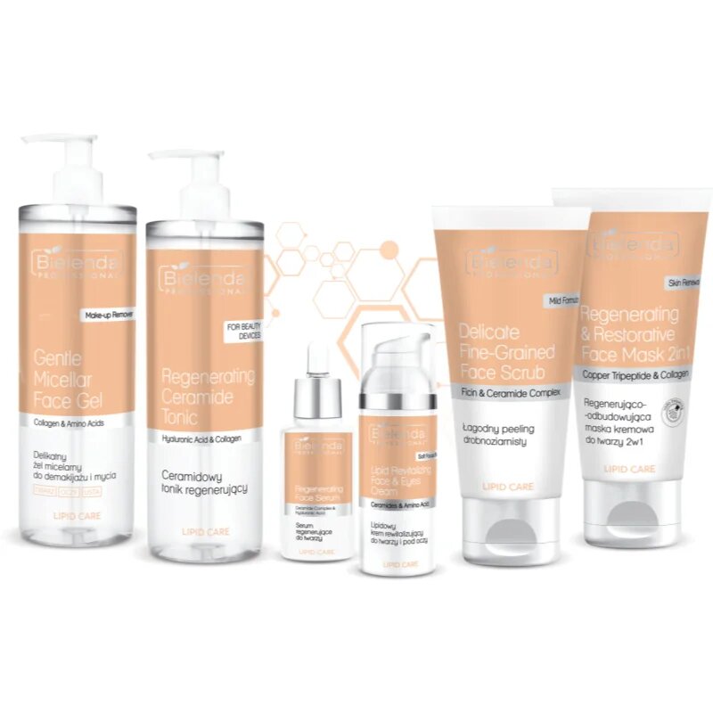 Bielenda Professional Lipid Care Revitalizing Face & Eyes Cream ревитализиращ крем за зоната на лицето и очите 50 мл.