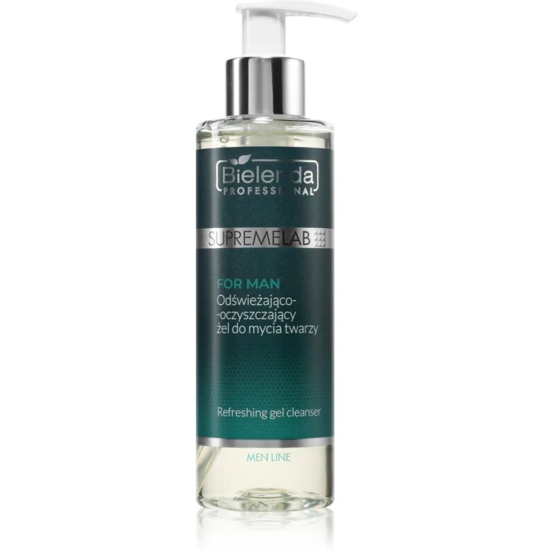 Bielenda Professional Supremelab Men Line освежаващ почистващ гел за мъже 200 мл.