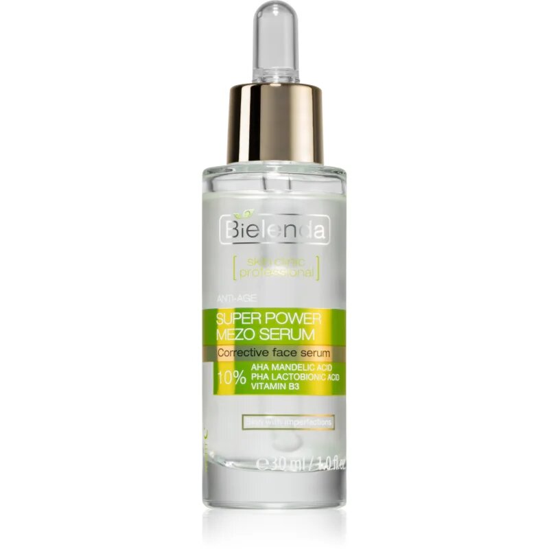 Bielenda Skin Clinic Professional Super Power Mezo Serum подмладяващ серум за кожа с несъвършенства 30 мл.