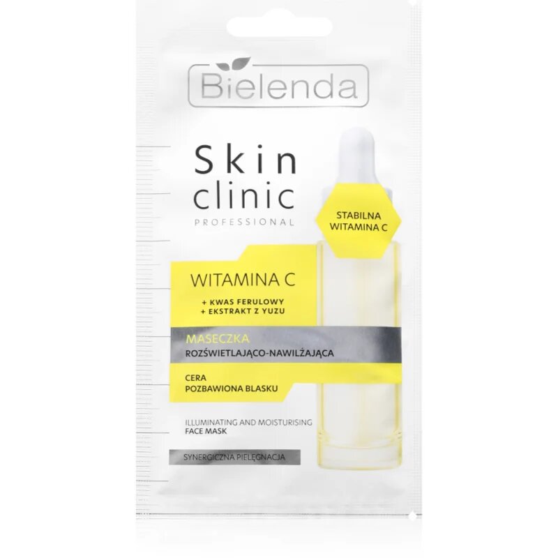 Bielenda Skin Clinic Professional Vitamin C озаряваща хидратираща маска за нощ 8 гр.