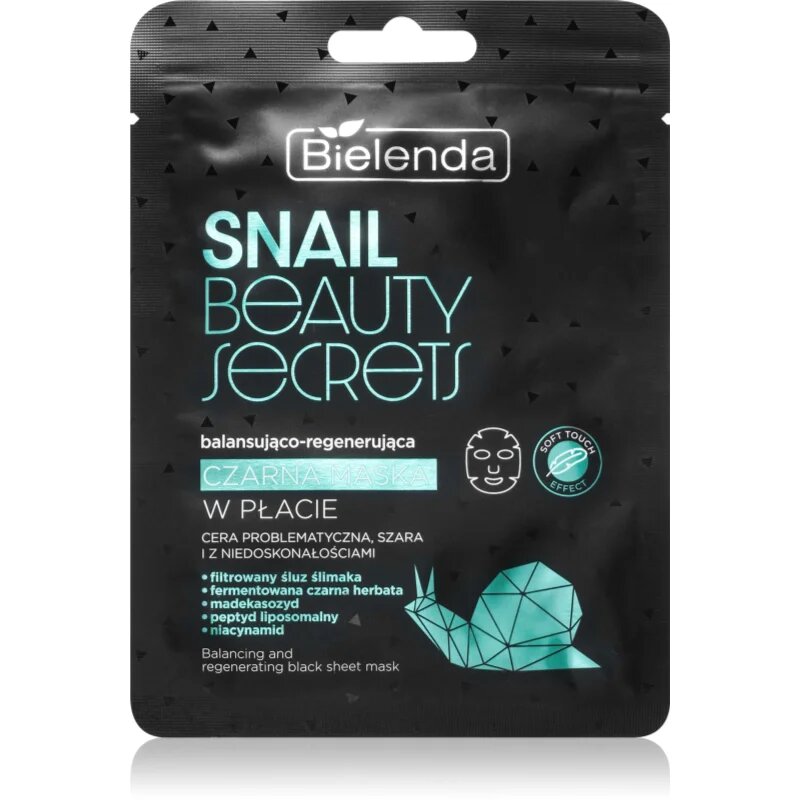 Bielenda Snail Beauty Secrets регенерираща маска за проблемна кожа акне 1 бр.
