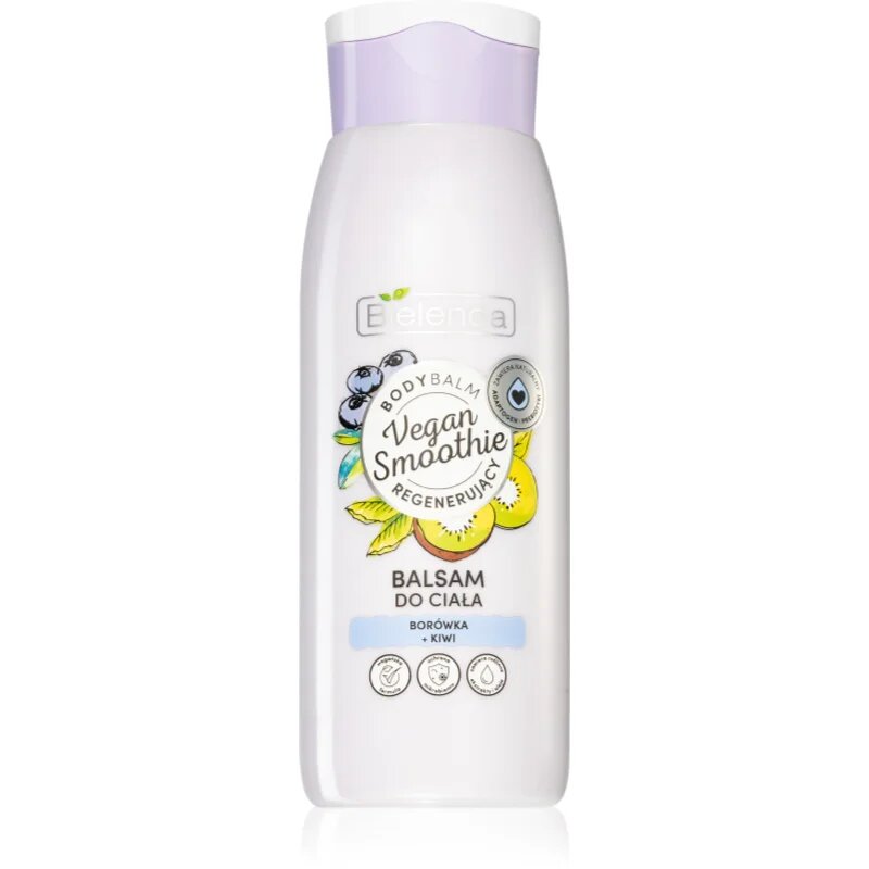 Bielenda Vegan Smoothie Blueberry + Kiwi овлажняващ балсам за тяло 400 мл.