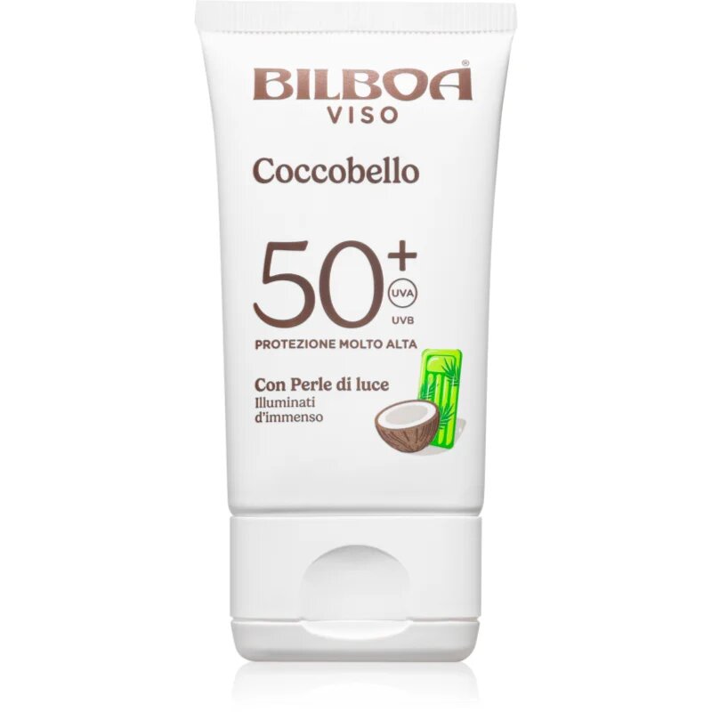 Bilboa Coccobello слънцезащитен крем с кокосово масло SPF 50+ 40 мл.