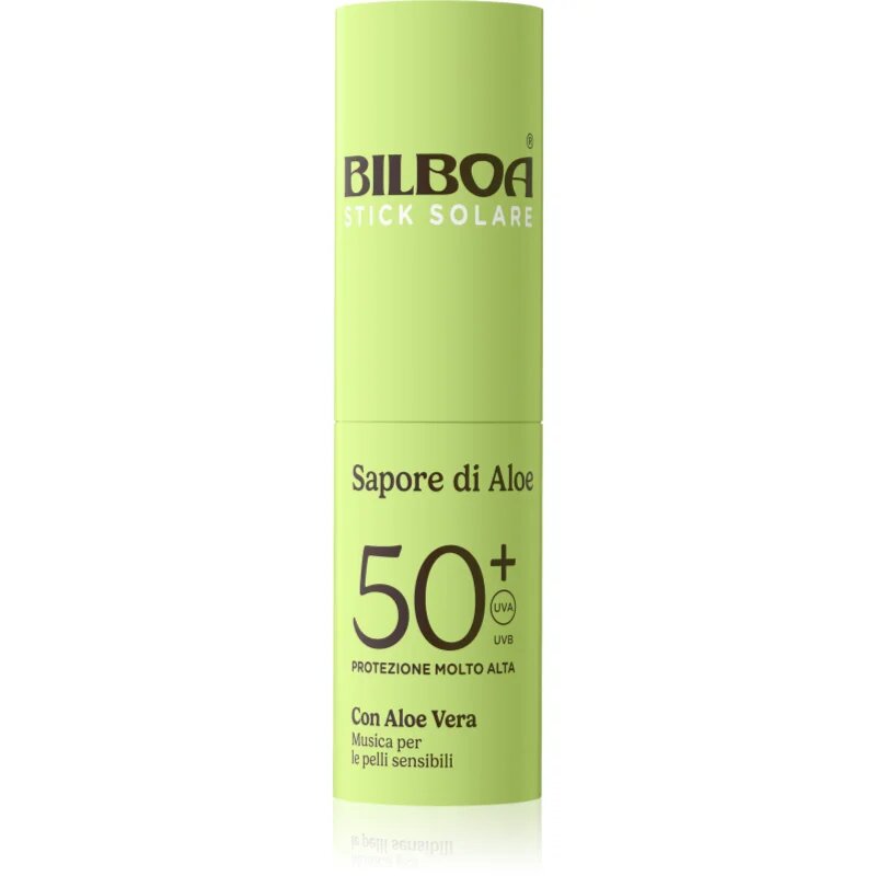 Bilboa Sapore di Aloe Stick слънцезащитен крем в стик с алое вера SPF 50+ 10 мл.