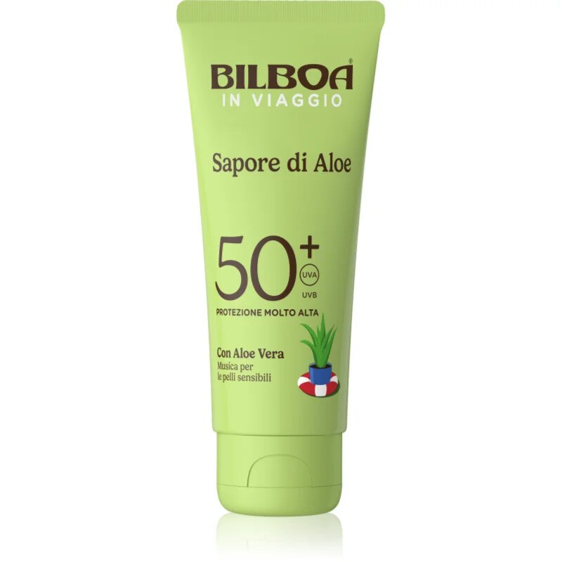 Bilboa Sapore di Aloe Travel слънцезащитен крем с алое вера SPF 50+ 75 мл.