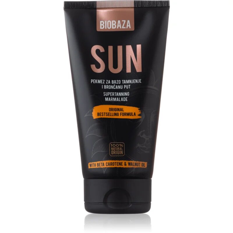 BIOBAZA Sun слънцезащитен крем за защита на тена 150 мл.