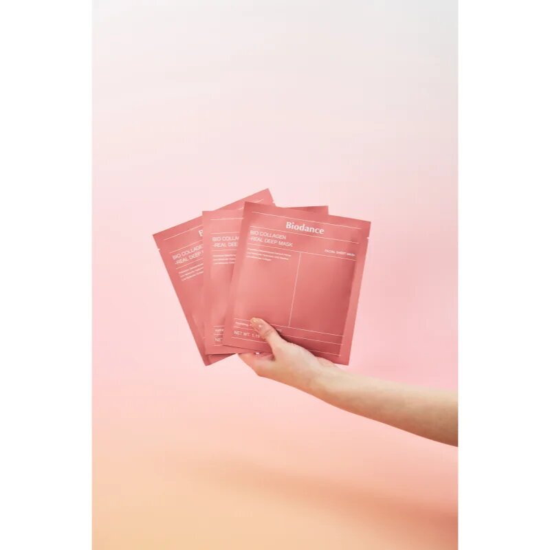 Biodance Bio-Collagen Real Deep Mask интензивна хидрогелна маска за хидратиране на кожата и минимизиране на порите 34 гр.