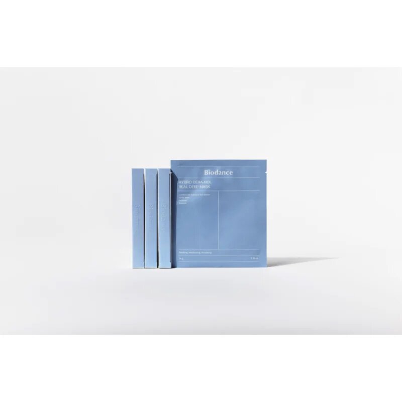 Biodance Hydro Cera-nol Real Deep Mask хидратираща маска за лице с успокояващ ефект 34 гр.