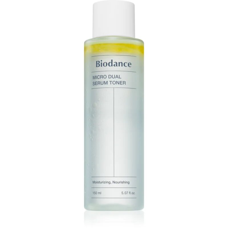 Biodance Micro Dual Serum Toner хидратиращ тоник за двуфазно третиране на кожата на лицето 150 мл.