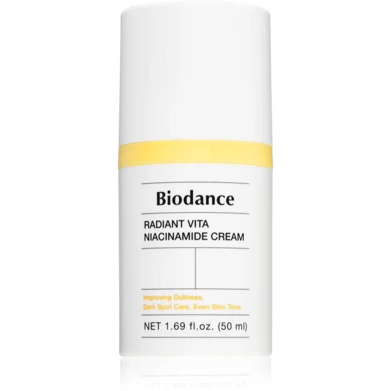Biodance Radiant Vita Niacinamide Cream Хидратиращ и подхранващ крем за освежаване и изглаждане на кожата 50 мл.