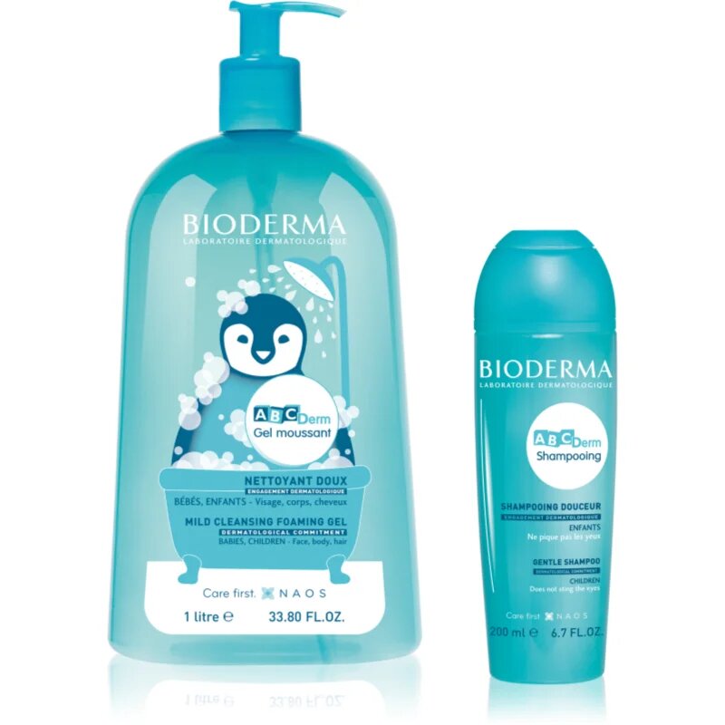 Bioderma ABC Derm Baby Cleansing Body Care комплект за деца