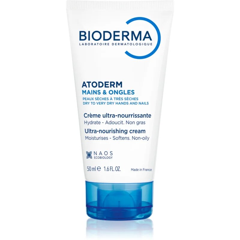 Bioderma Atoderm Cream Hand & Nails крем за ръце за много суха чуствителна и атопична кожа 50 мл.