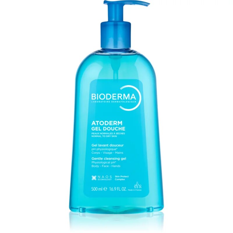 Bioderma Atoderm Gel нежен душ гел за суха и чувствителна кожа 500 мл.