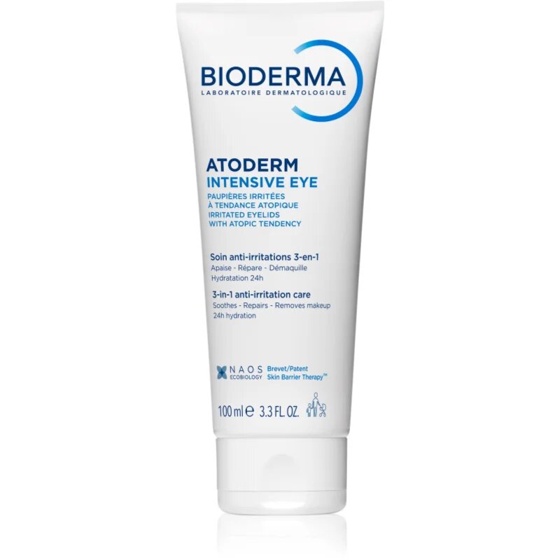 Bioderma Atoderm Intensive Eye успокояваща грижа за раздразнени клепачи 100 мл.