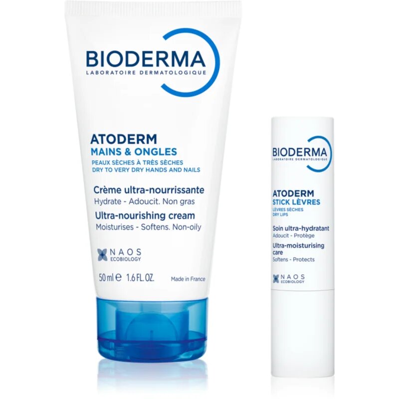 Bioderma Atoderm Pocket Friends комплект за интензивна хидратация