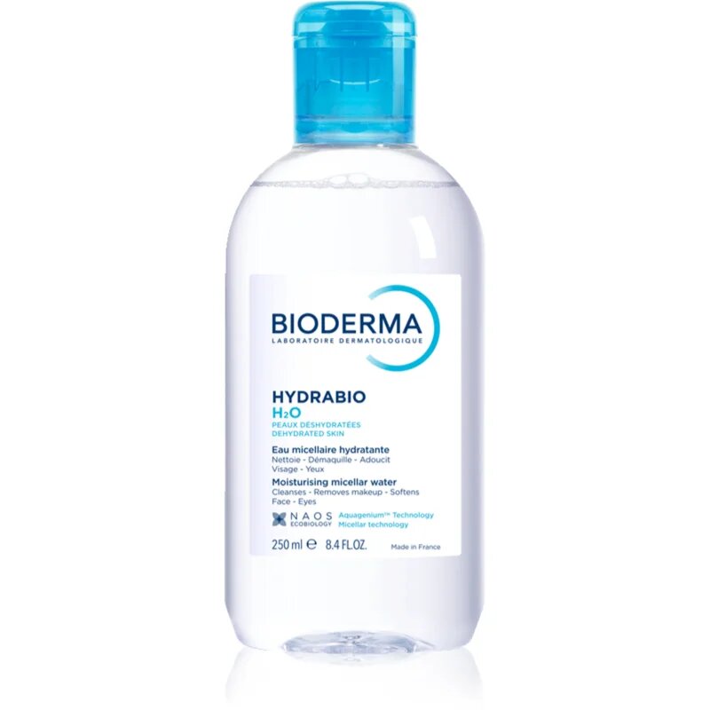 Bioderma Hydrabio H2O мицеларна почистваща вода за дехидратирана кожа 250 мл.
