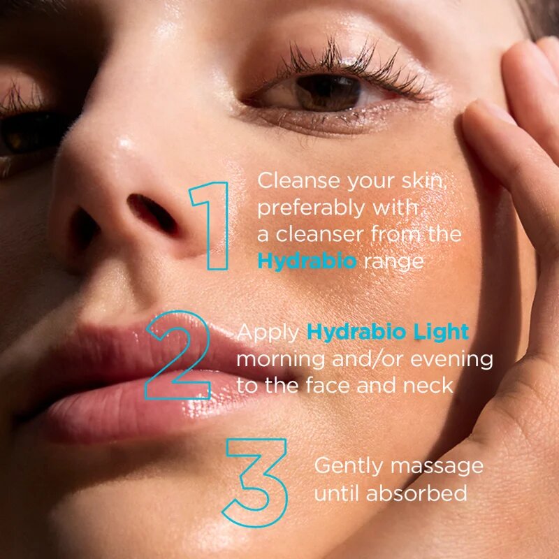 Bioderma Hydrabio Light лек хидратиращ крем за нормална към смесена кожа 40 мл.