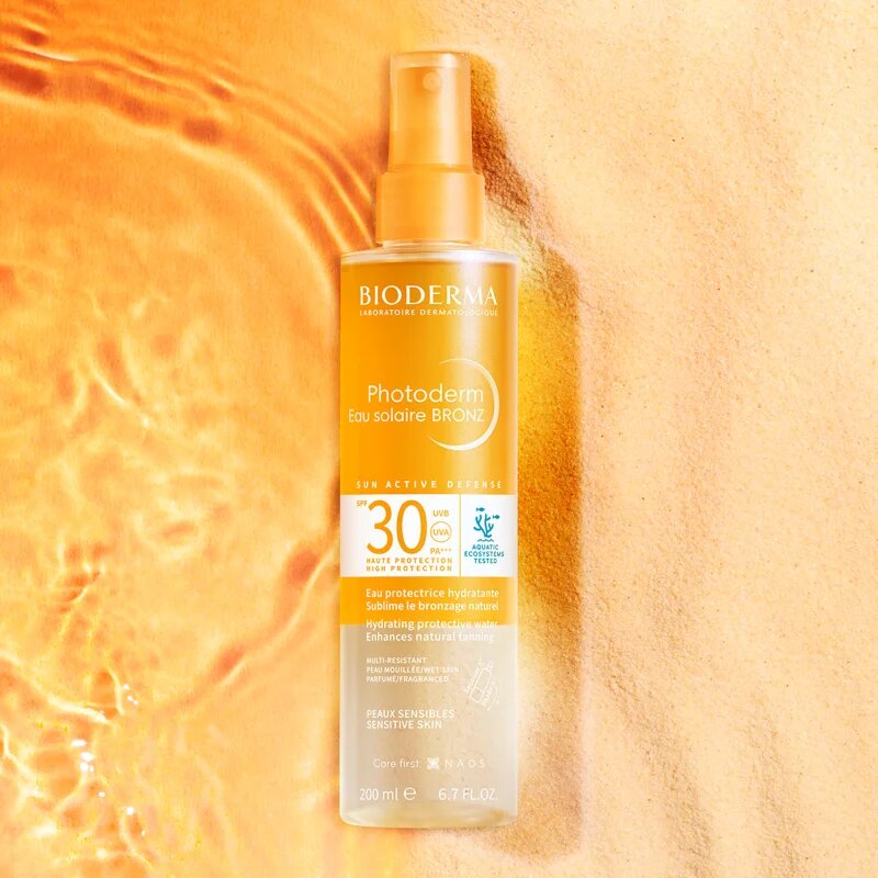 Bioderma Photoderm Eau solaire BRONZ слънцезащитен спрей с бронзър SPF 30 200 мл.