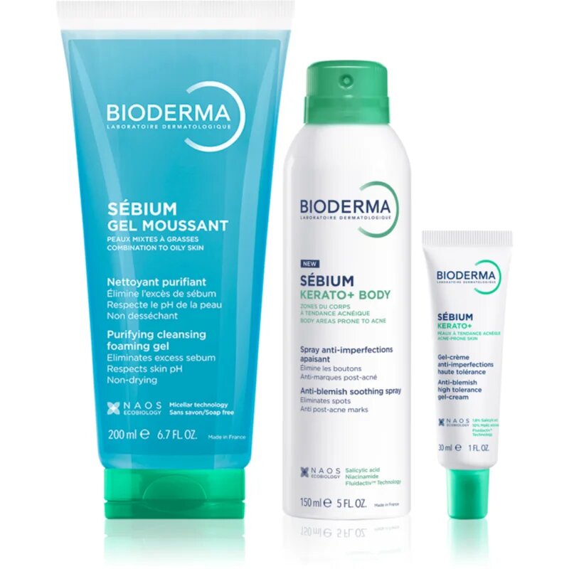 Bioderma Sébium Acne Care Set комплект за мазна кожа склонна към акне