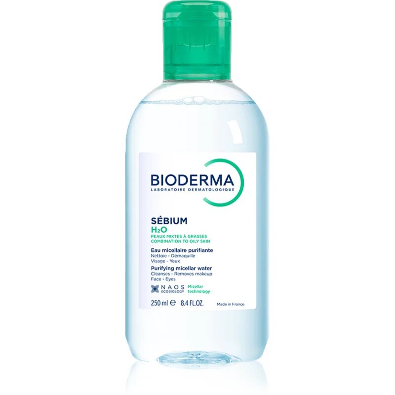 Bioderma Sébium H2O мицеларна вода за смесена и мазна кожа 250 мл.