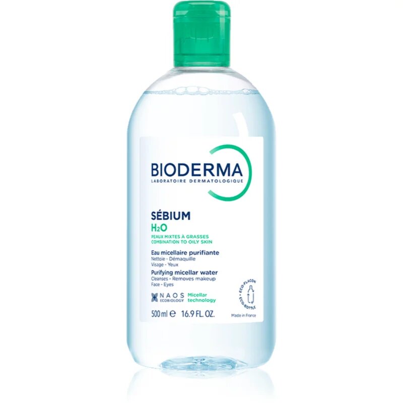Bioderma Sébium H2O мицеларна вода за смесена и мазна кожа 500 мл.