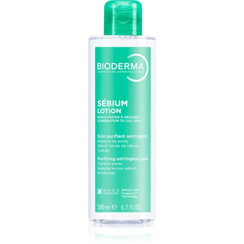 Bioderma Sébium Lotion хидратиращ тоник за мазна кожа 200 мл.
