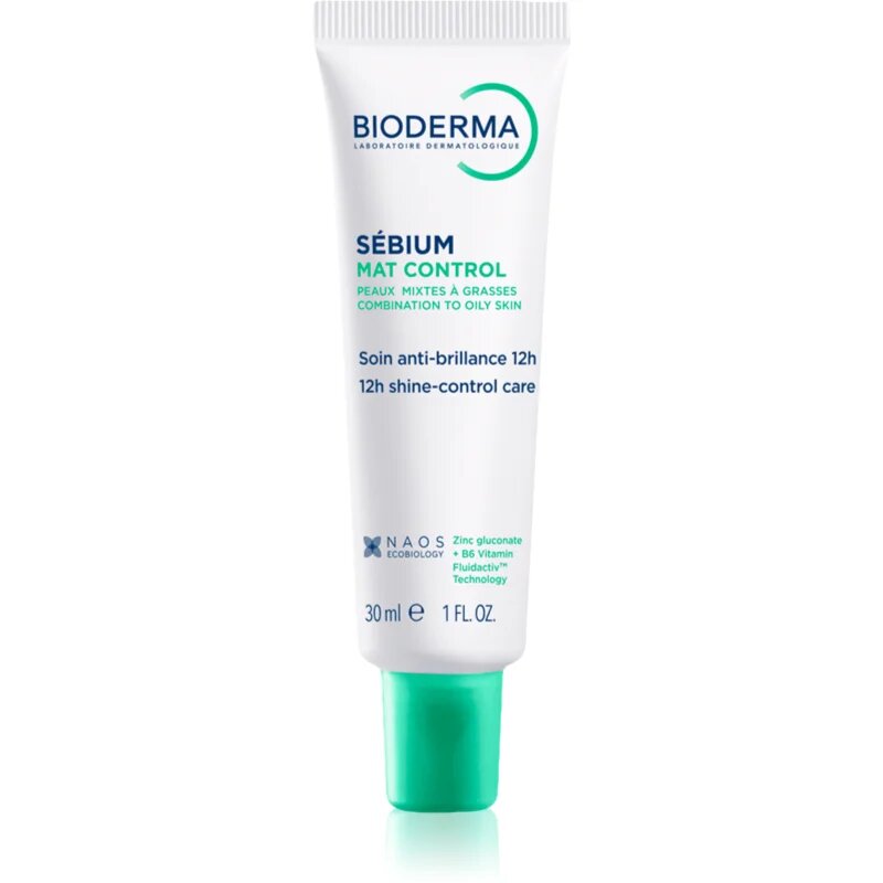 Bioderma Sébium Mat Control матов крем против мазна кожа и разширени пори 30 мл.