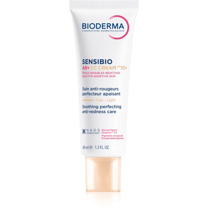 Bioderma Sensibio AR+ CC крем SPF 50+ 40 мл.