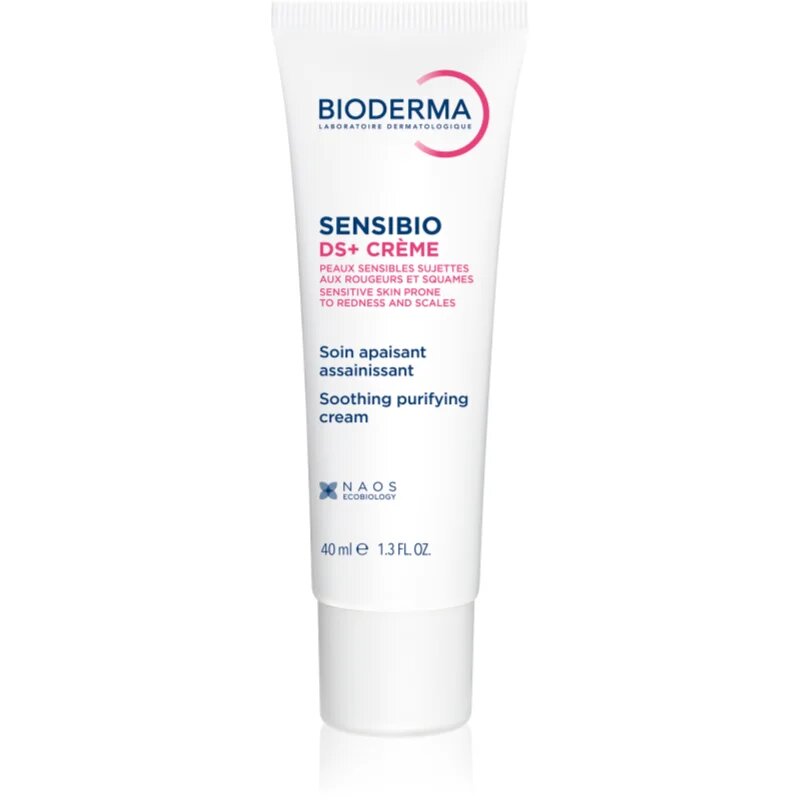 Bioderma Sensibio DS+ Cream успокояващ крем за чувствителна кожа на лицето 40 мл.
