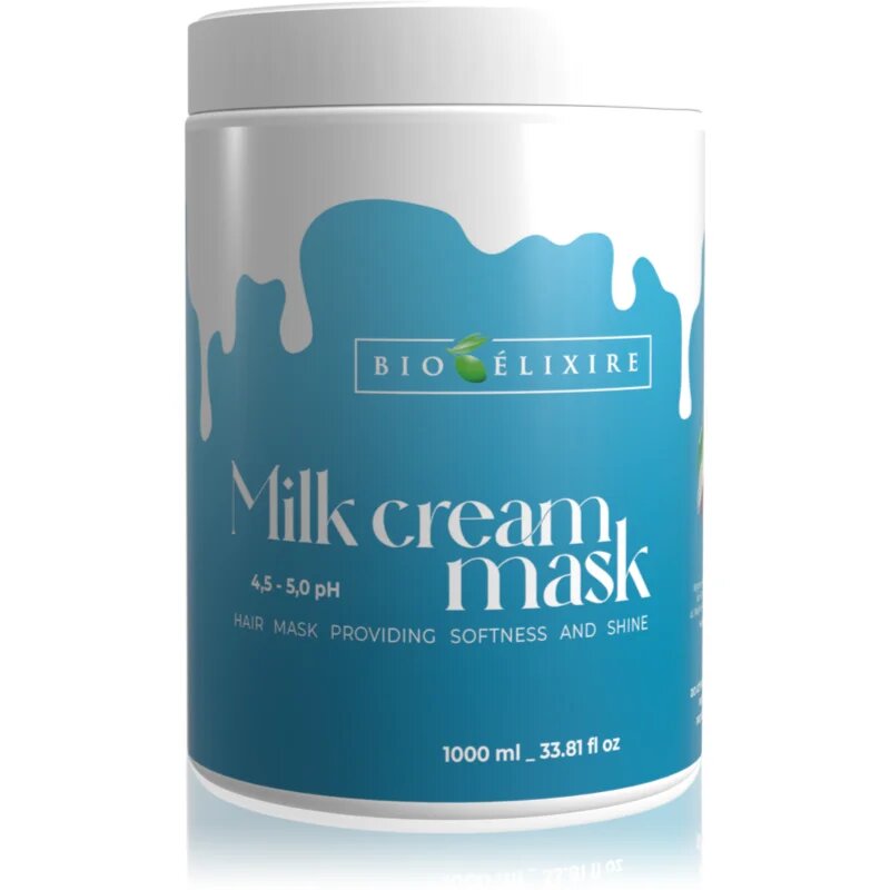 Bioélixire Milk Cream маска за блясък и мекота на косата 1000 мл.