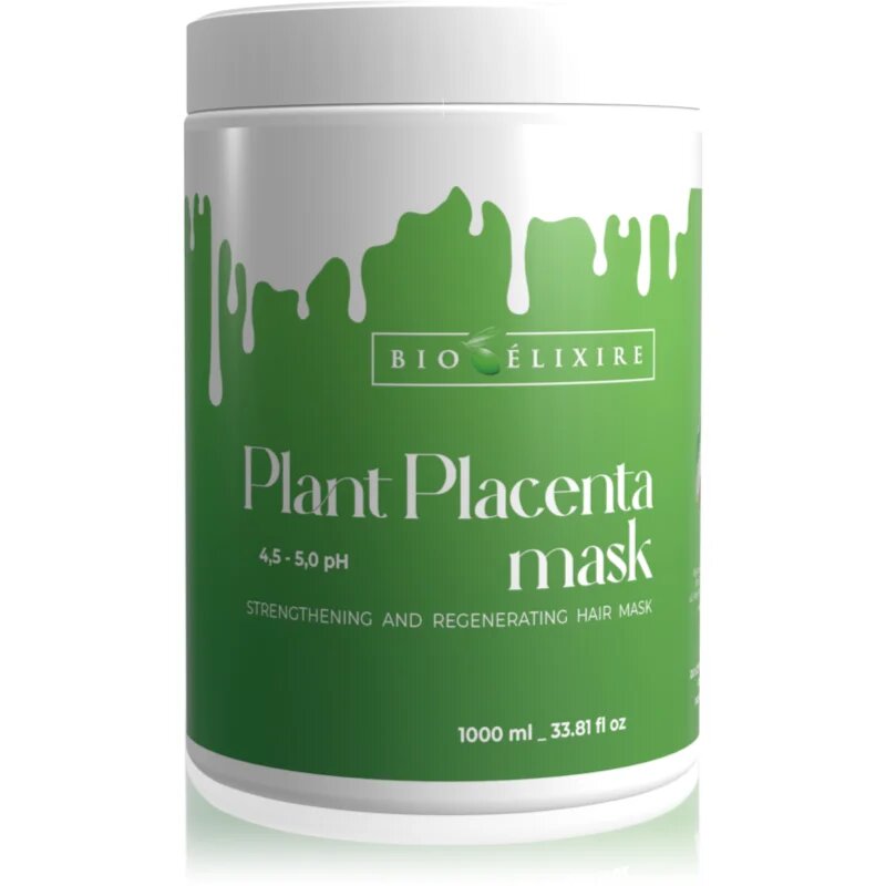 Bioélixire Plant Placenta Mask регенерираща маска за укрепване на косата 1000 мл.