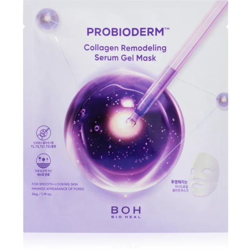 BIOHEAL BOH Probioderm Collagen Remodeling Serum Gel Mask хидрогелна маска за стягане на кожата 1 бр.