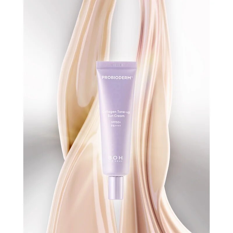 BIOHEAL BOH Probioderm Collagen Tone Up Sun Cream слънцезащитен крем за лице с колаген SPF 50+ 50 мл.