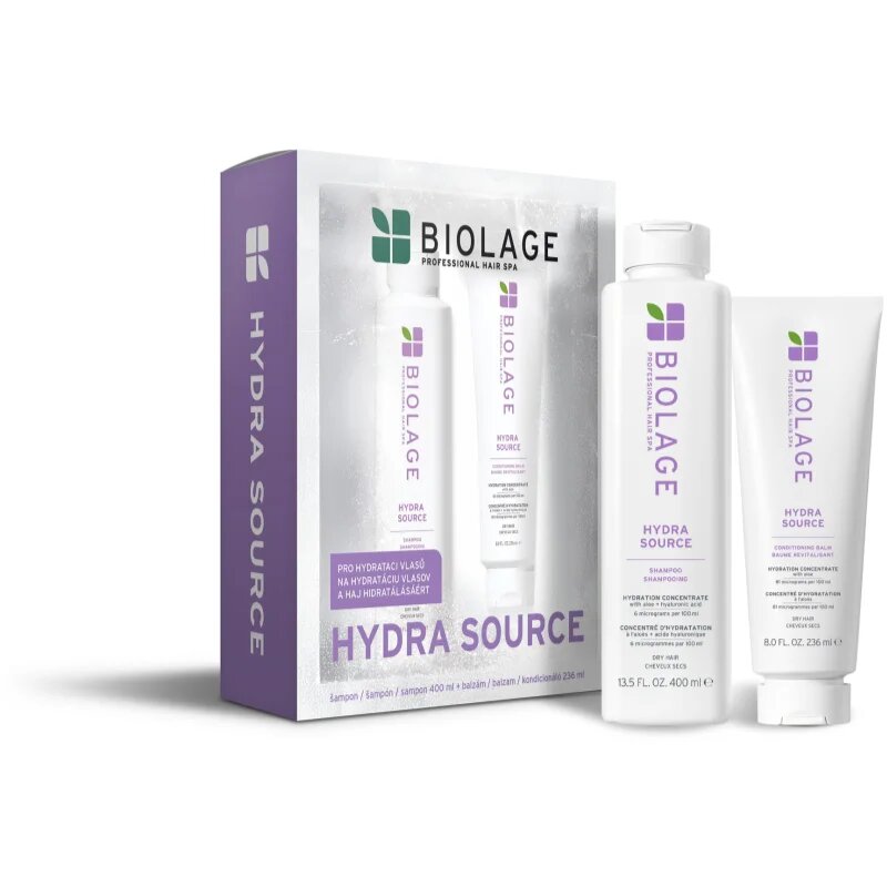 Biolage Essentials HydraSource подаръчен комплект за суха коса