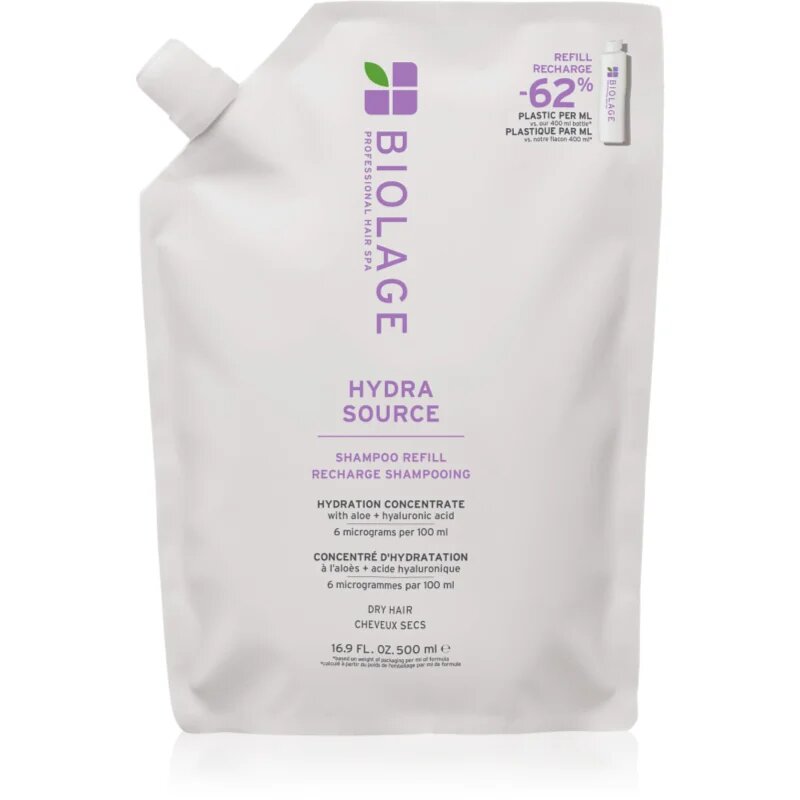 Biolage Essentials HydraSource Refill шампоан за суха коса Refill 500 мл.