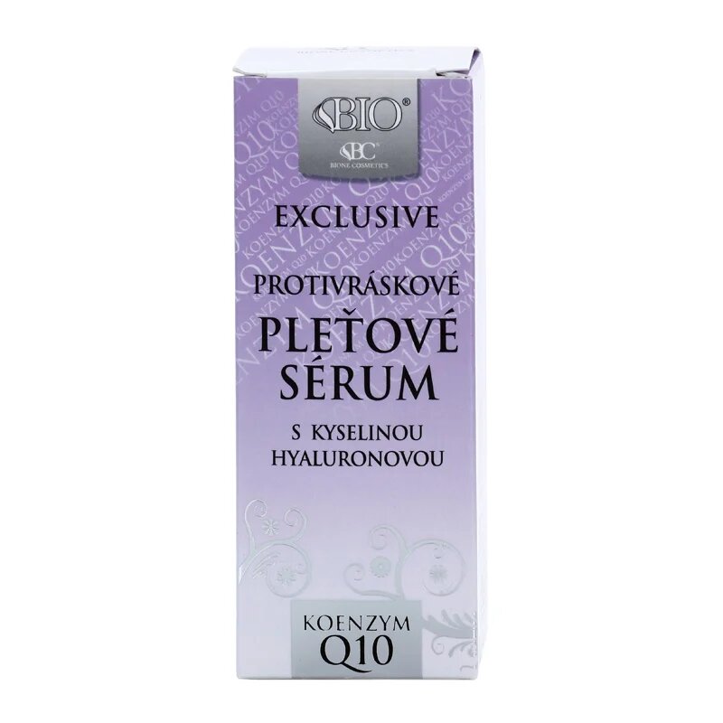 Bione Cosmetics Exclusive Q10 серум против бръчки с хиалуронова киселина 40 мл.