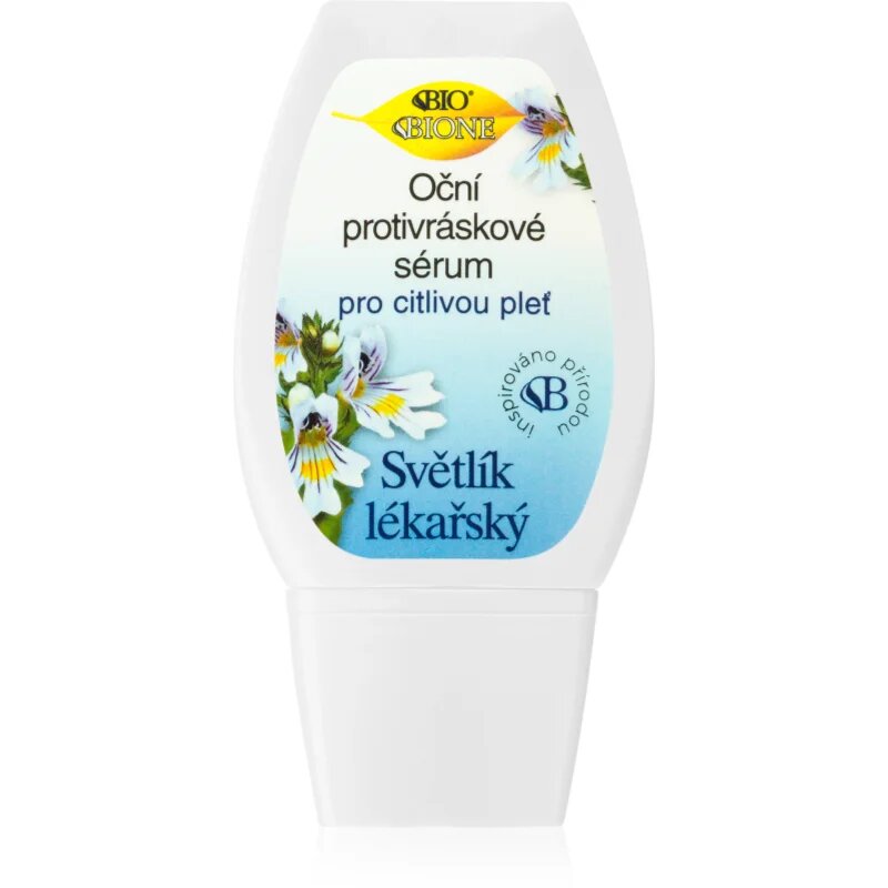 Bione Cosmetics Eyebright серум за околоочната зона против отоци и бръчки за чувствителна кожа на лицето 40 мл.