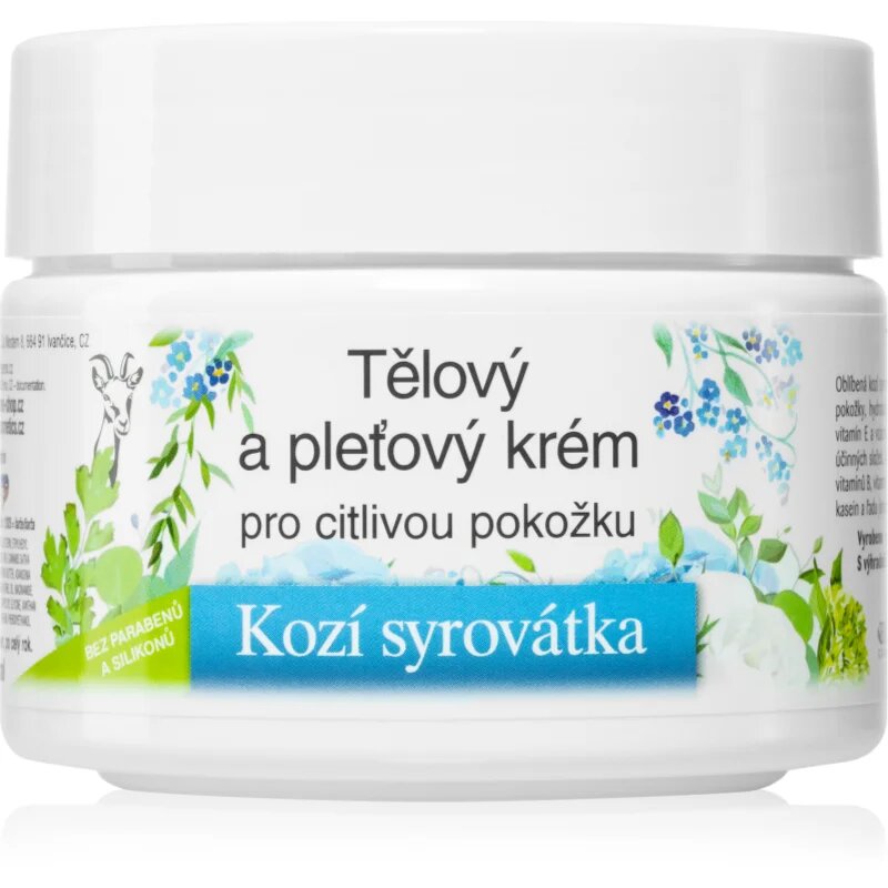 Bione Cosmetics Goat Whey подхранващ крем за лице и тяло за чувствителна кожа 260 мл.