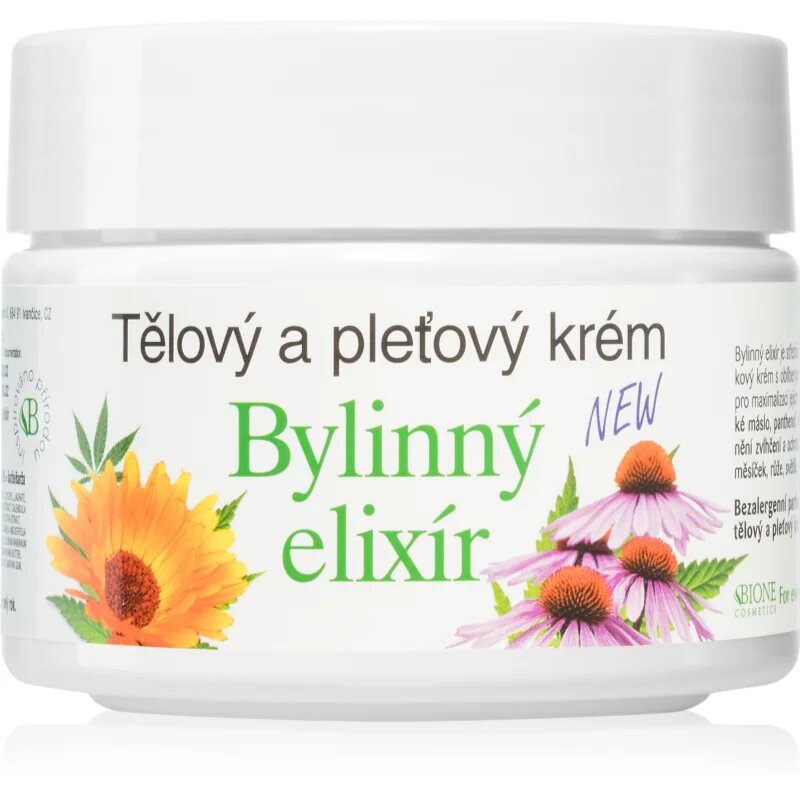 Bione Cosmetics Herbal Elixir крем за лице и тяло 260 мл.
