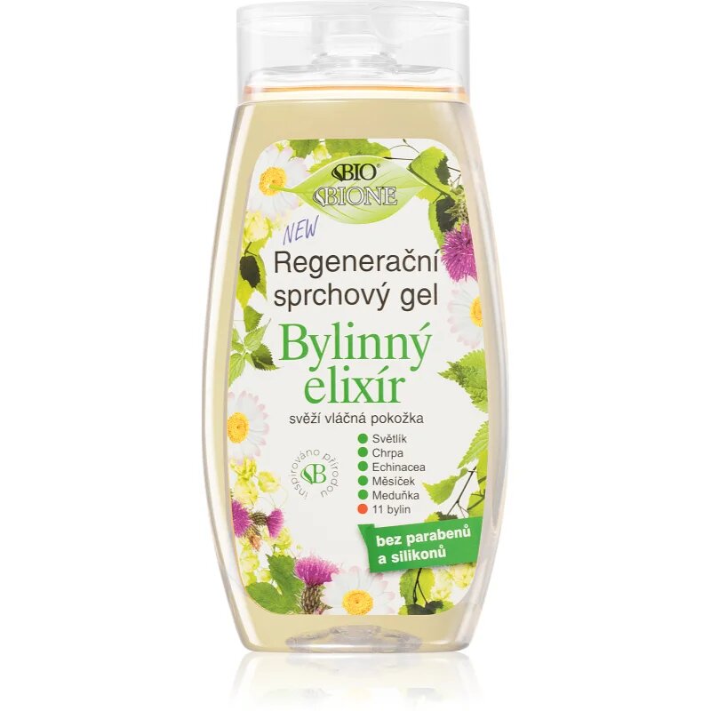 Bione Cosmetics Herbal Elixir регенериращ душ гел 260 мл.