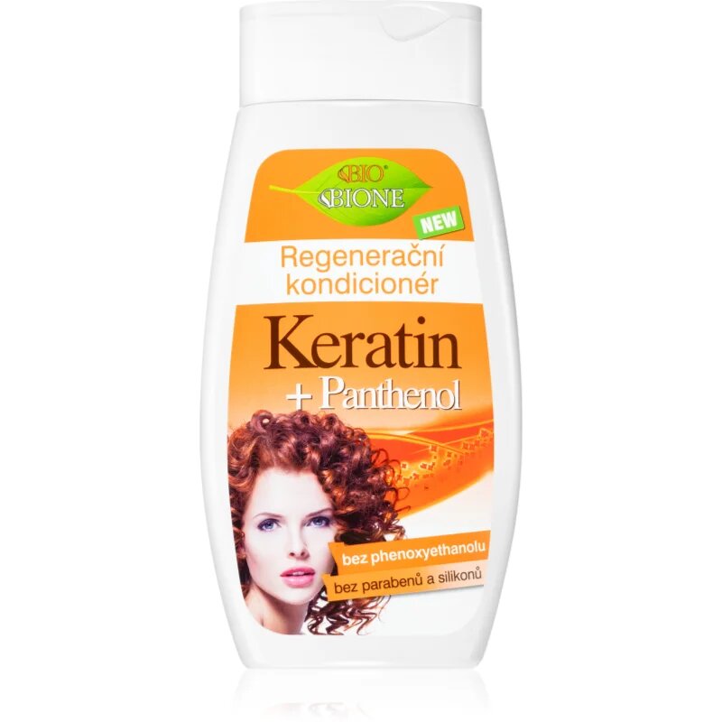 Bione Cosmetics Keratin + Panthenol регенериращ балсам За коса 260 мл.