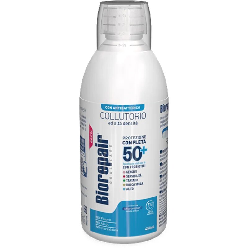 Biorepair Complete Protection 50+ вода за уста с антибактериално действие 450 мл.