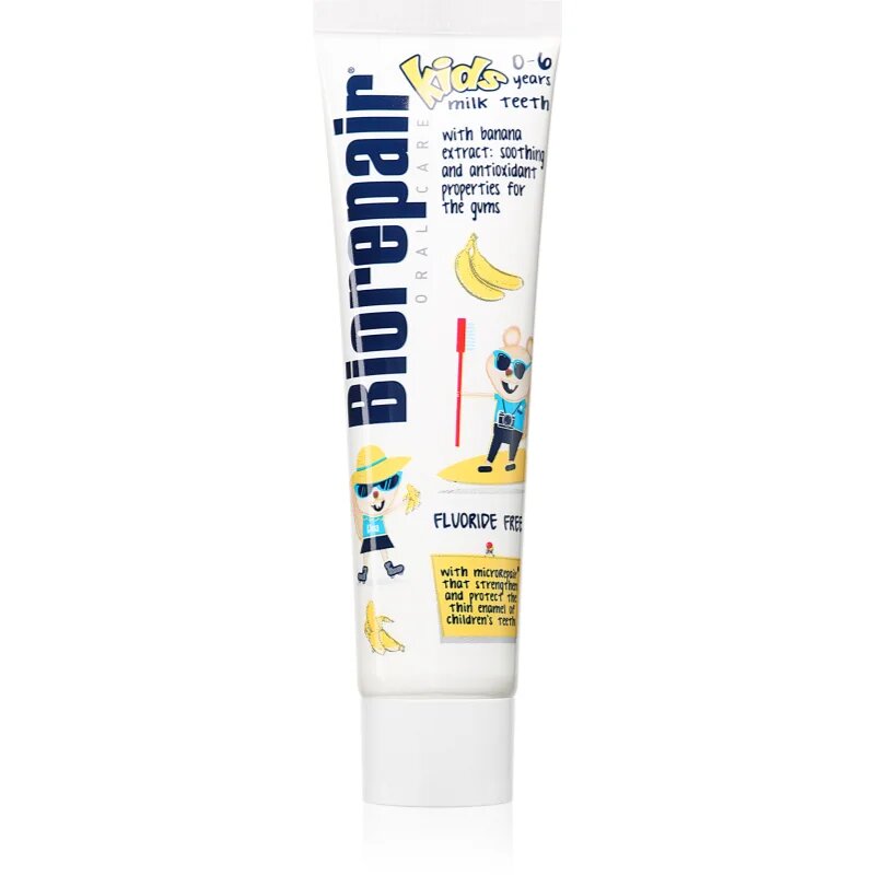 Biorepair Kids 0-6 Years паста за зъби за деца Banana 50 мл.