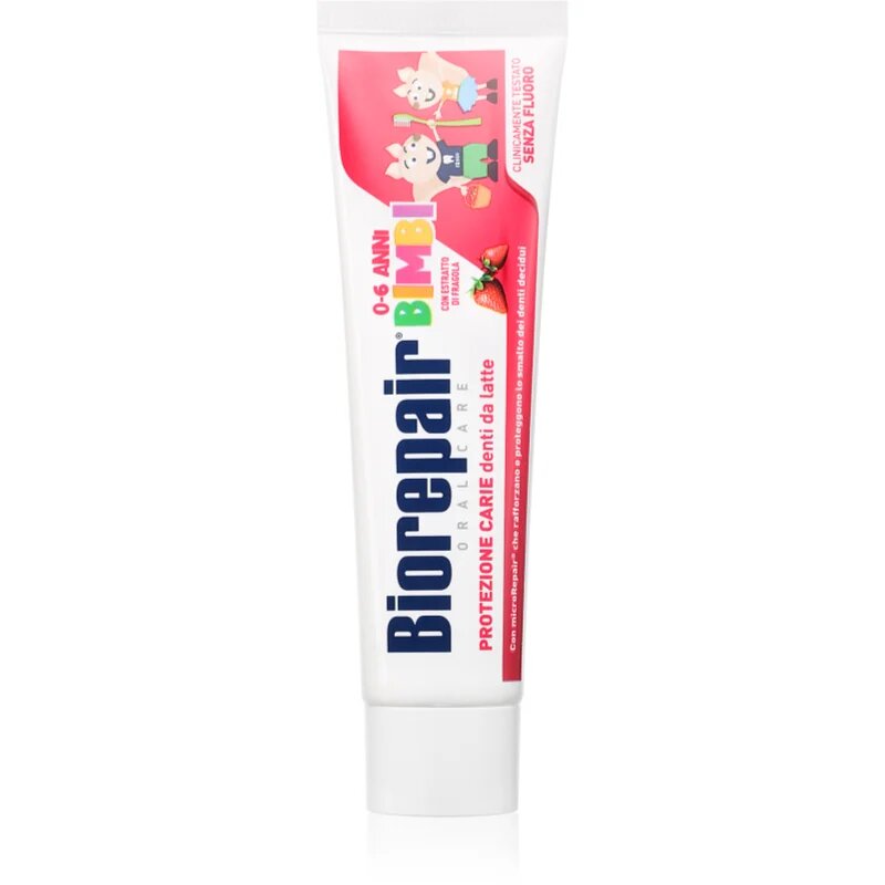 Biorepair Kids 0-6 Years паста за зъби за деца Strawberry 50 мл.